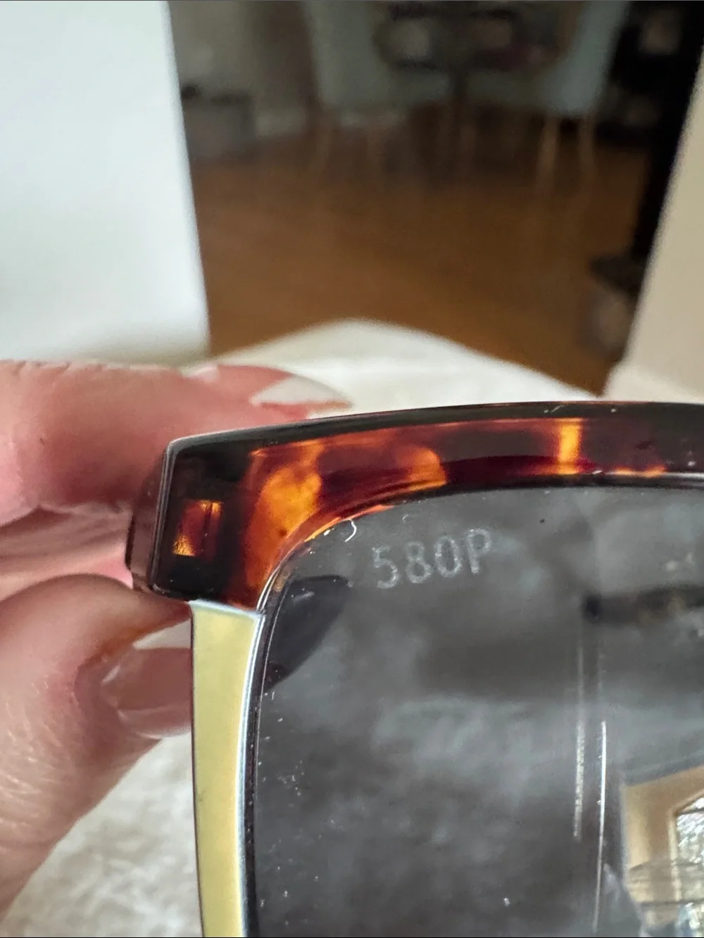 Costa Tortoiseshell Frame Sunglasses with Gold Trim and Black Lenses